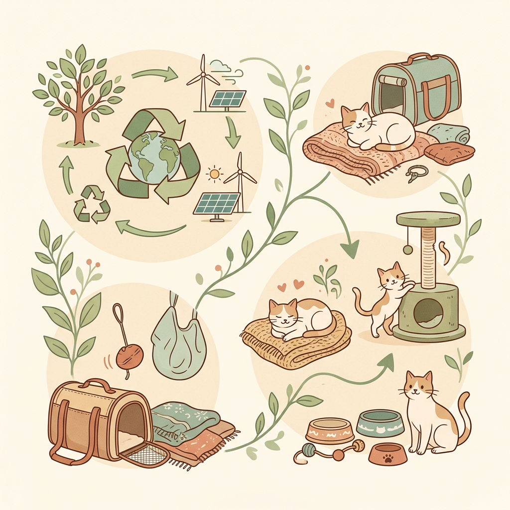 Making sustainable choices: The benefits of second-hand for your cat and the planet