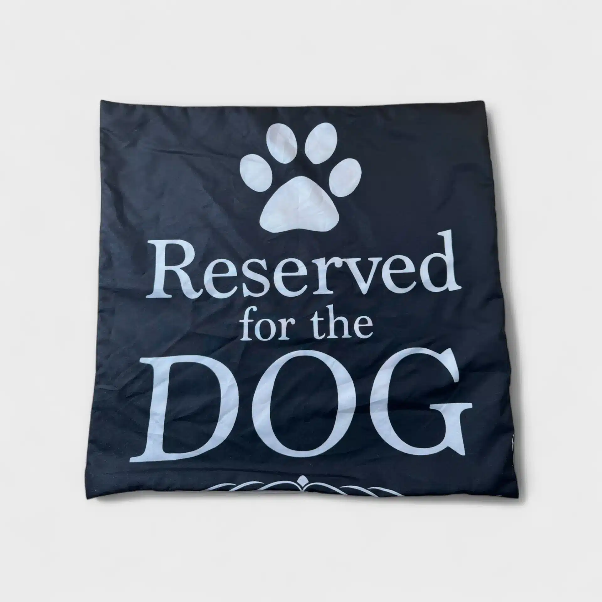 Kuddfodral Reserved for the Dog Svart 4