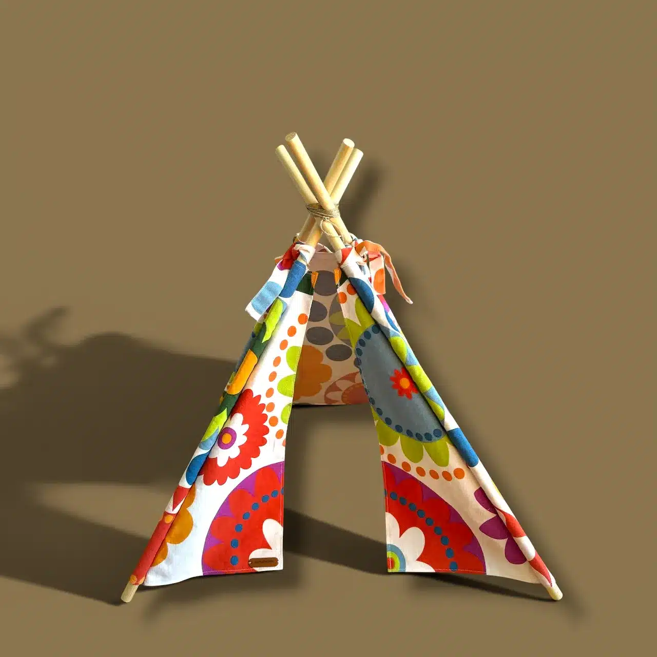 Handgjord Teepee för små hundar och katter 6
