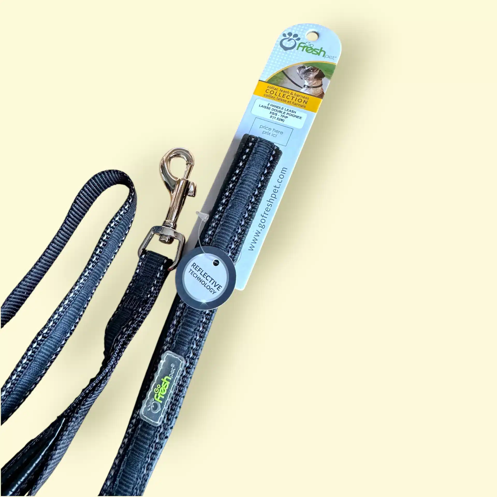GoFresh två handtagen hund koppel (16mm) 2