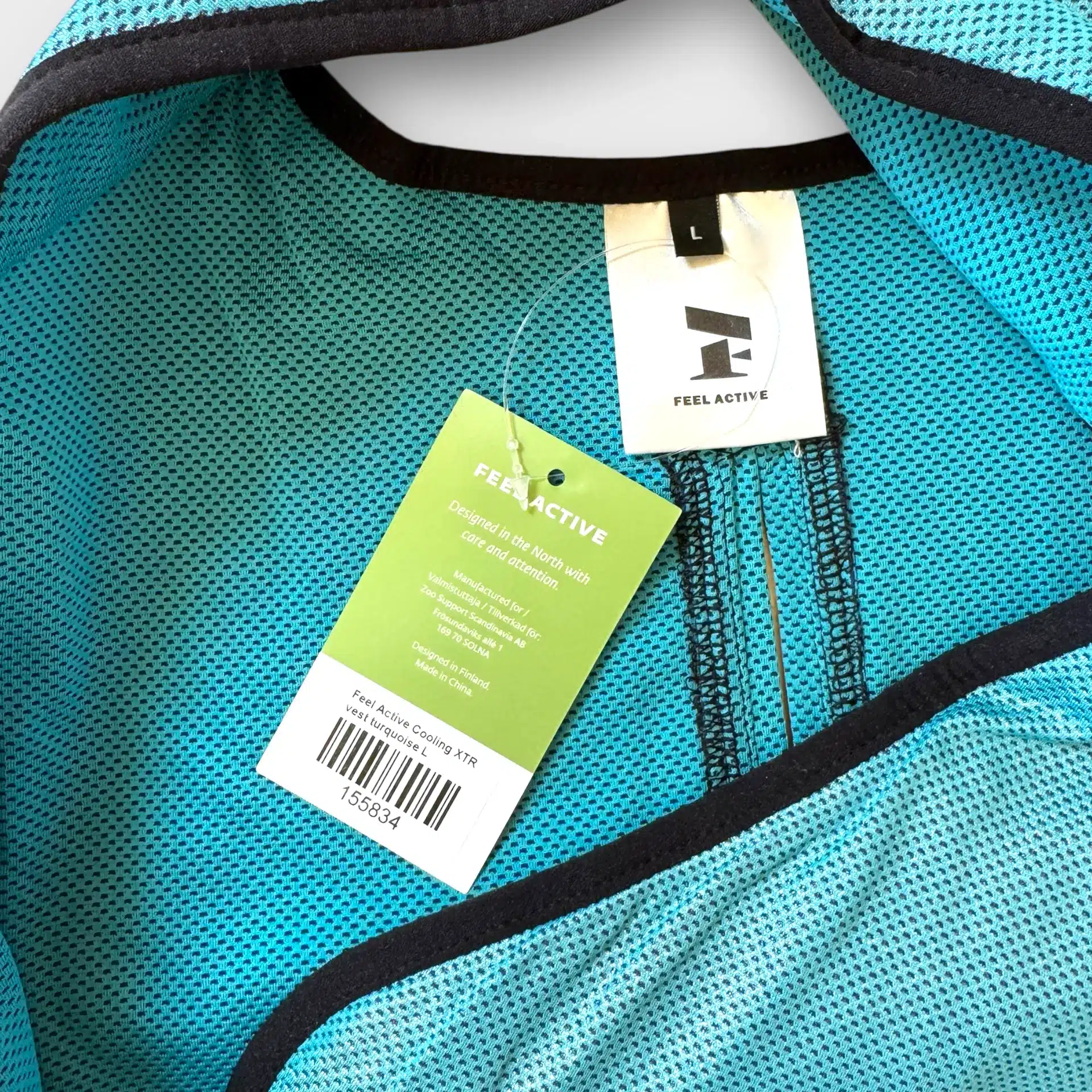 Feel Active Cooling Vest Turquoise 1