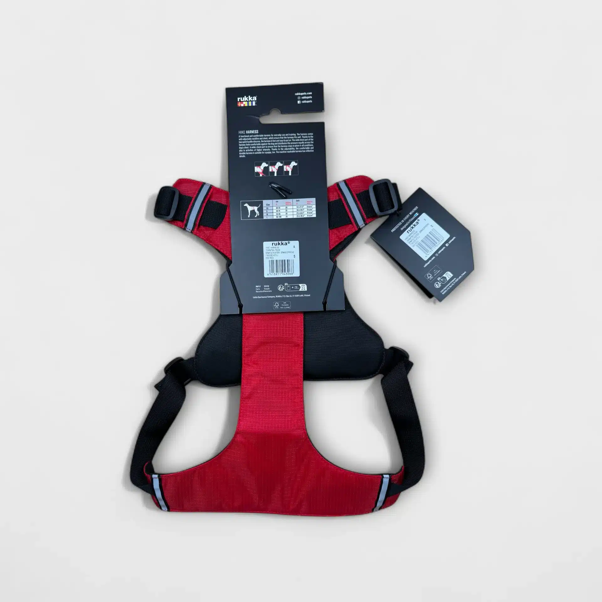 Rukka Hike Hundsele RödSvart 5