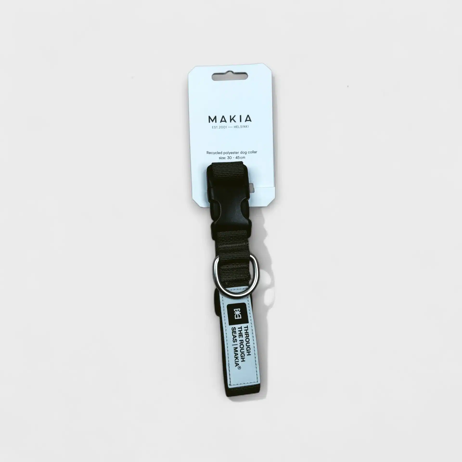 Makia Recycled Hundhalsband SvartGrå 4