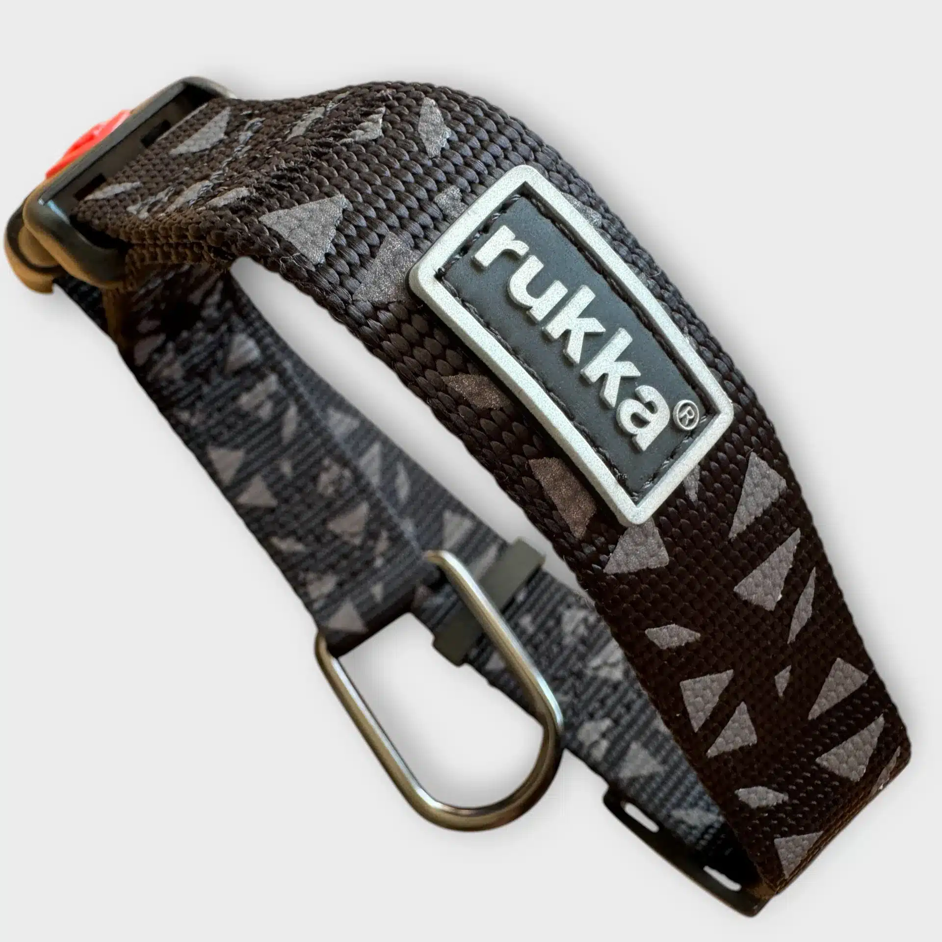 Rukka reflective dog collar, black, adjustable 20-30 cm, pre-owned and in very good condition