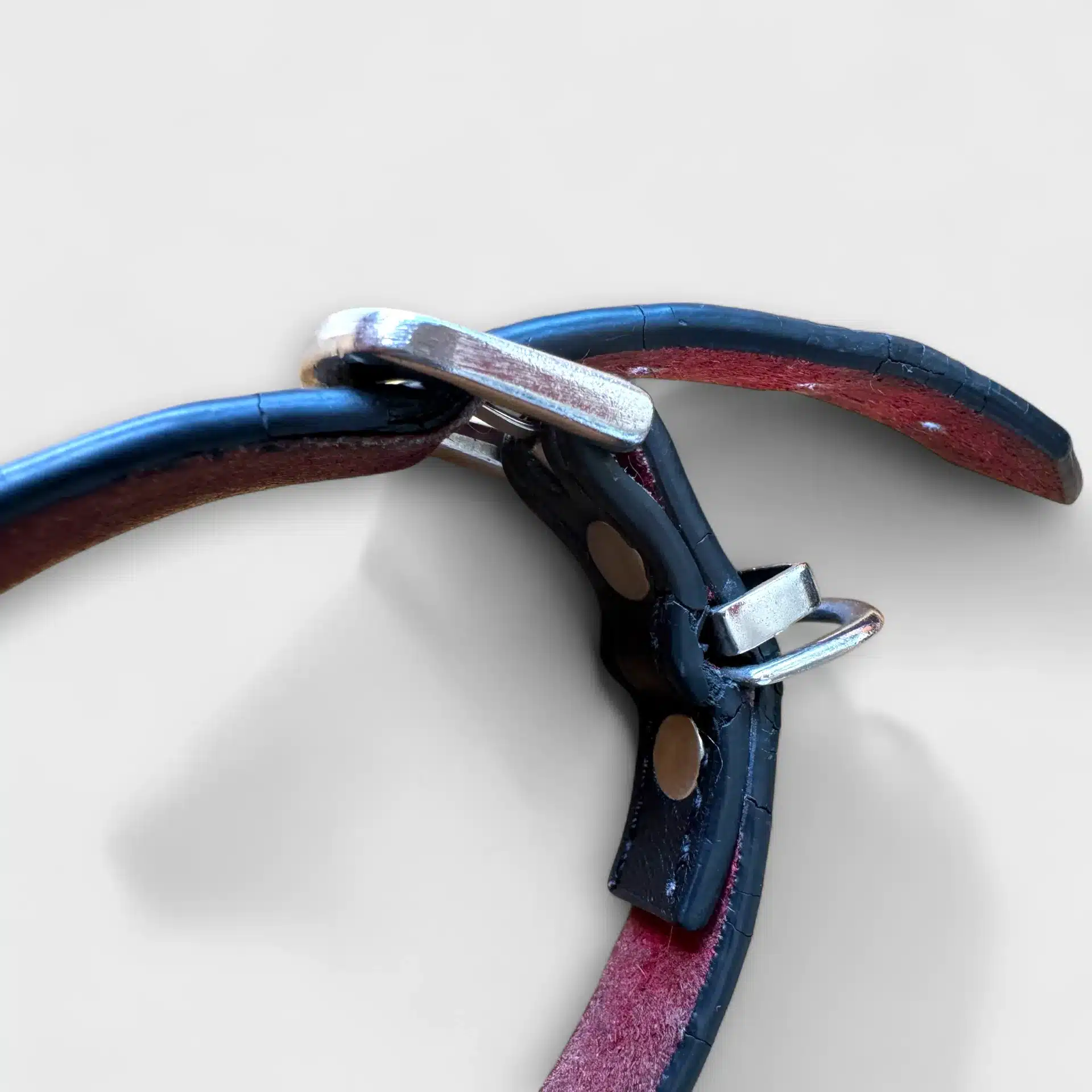 Mini Spike Läderhalsband 1