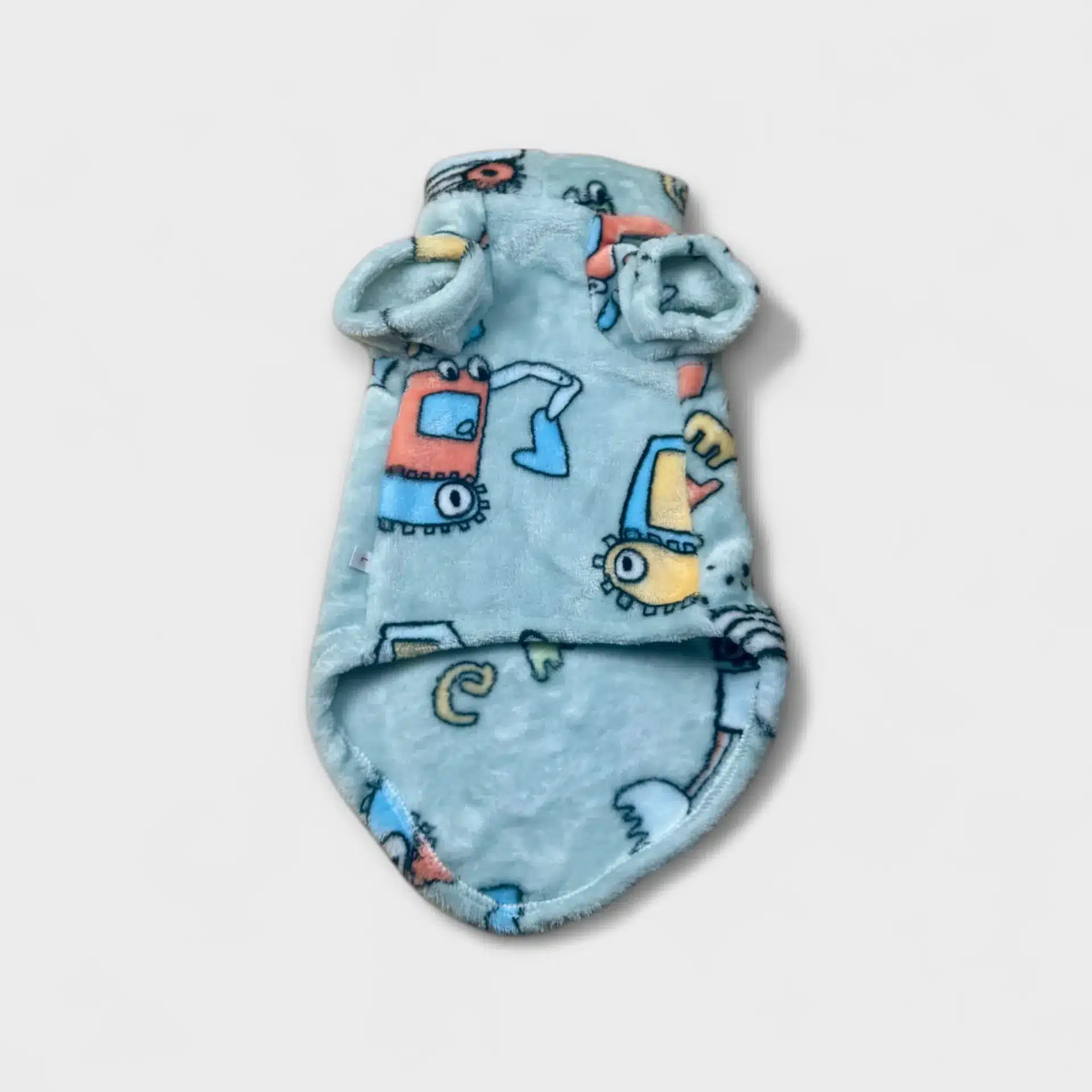 Babyblå Kattfleece Tröja (37 cm) 3