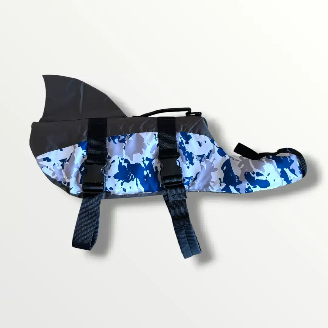Blå Camo Hundflytväst 4