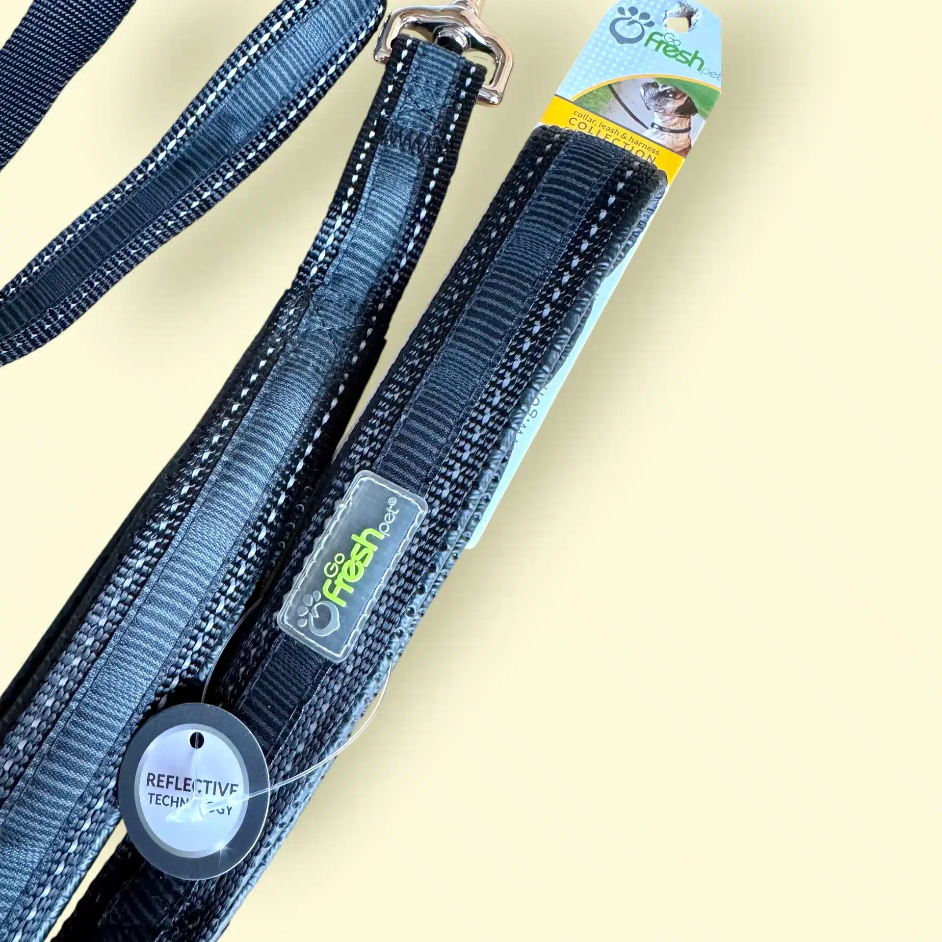 GoFresh två handtagen hund koppel (25mm) 1