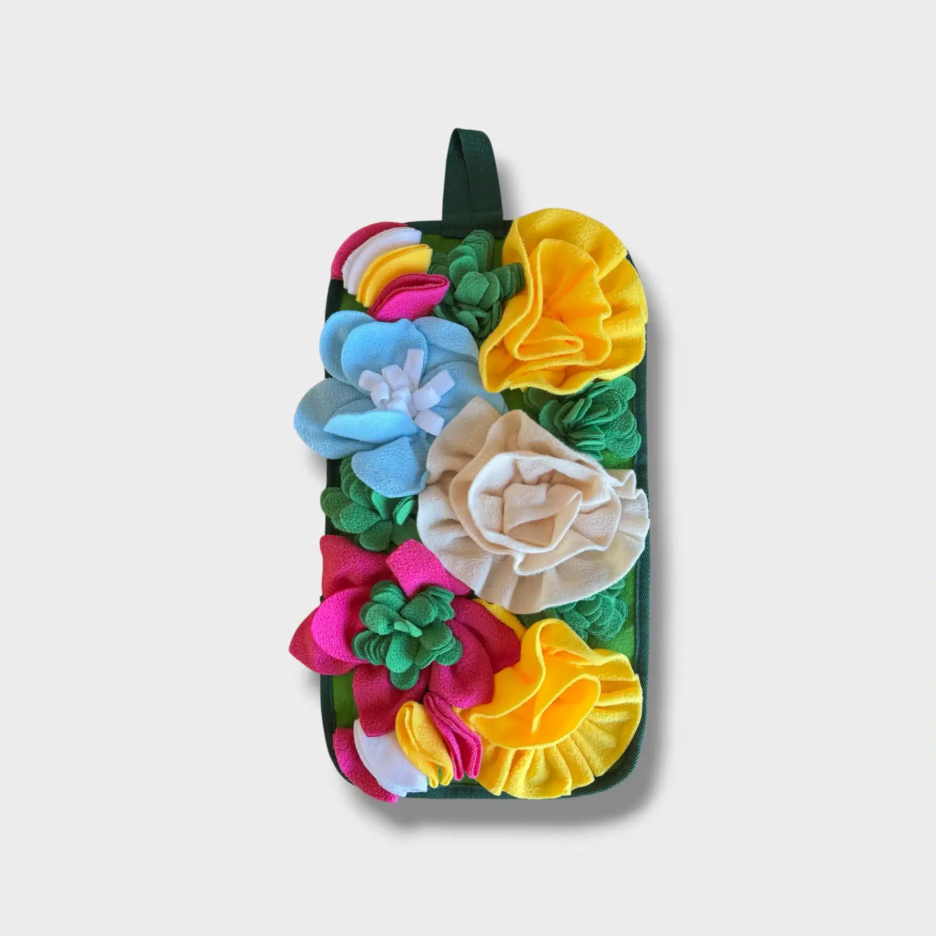 Blommor Hundsnusmatta färgglad 3