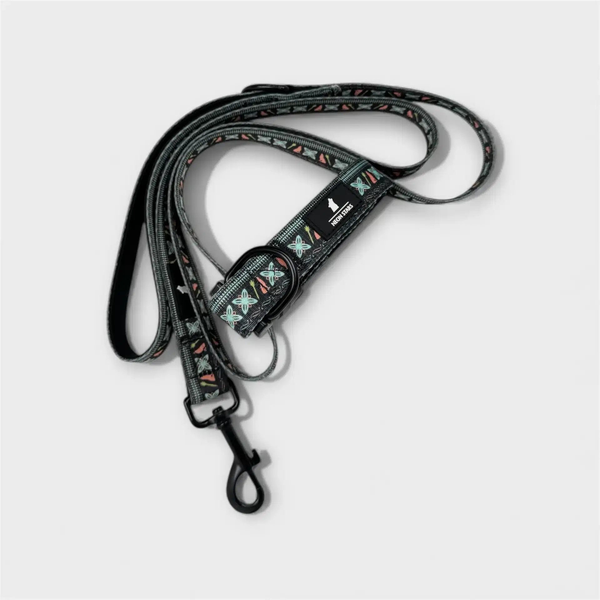Neon Stars Koppel & Halsband Set Pastell 3