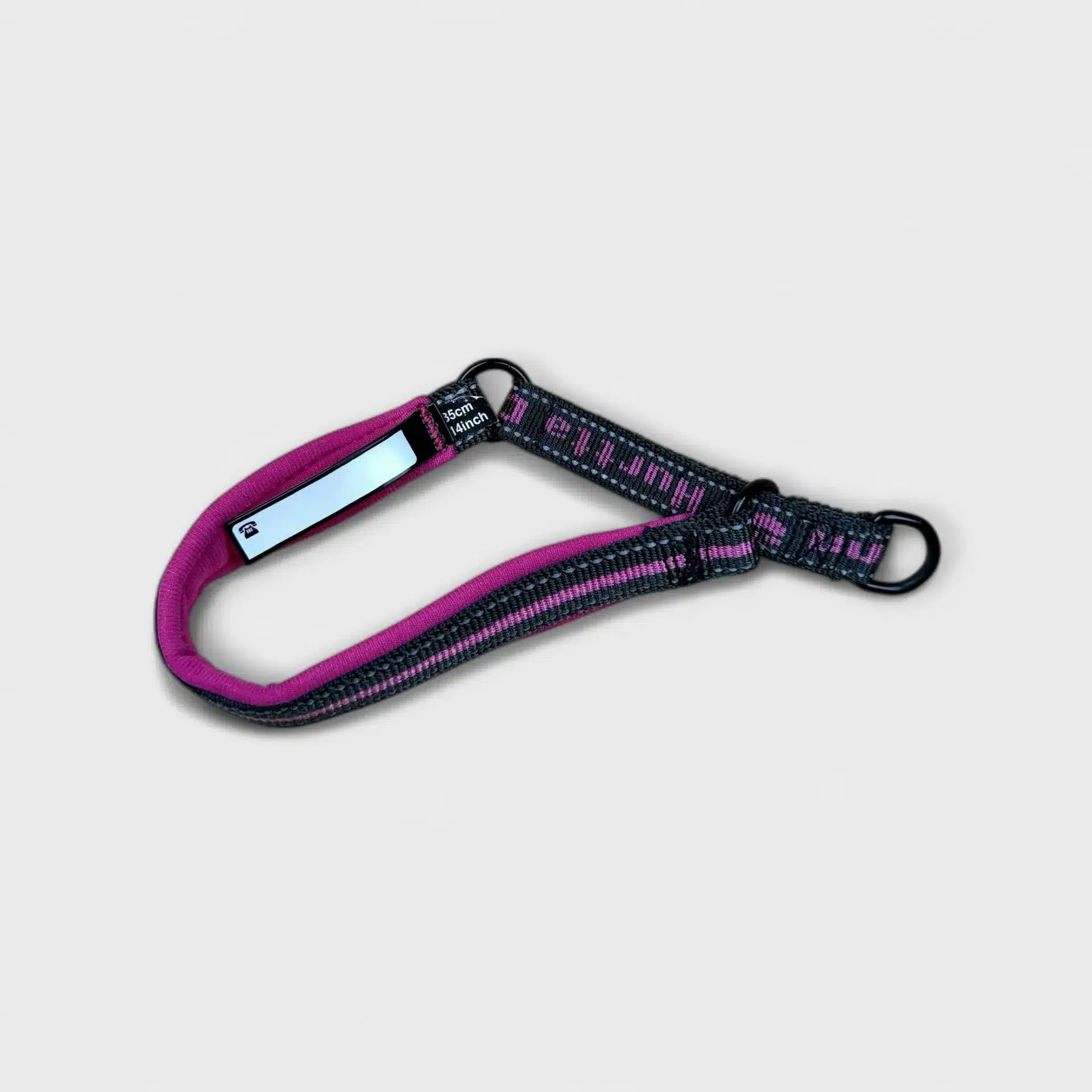 Hurtta Halvstryp Koppel RosaSvart – 35 cm 5