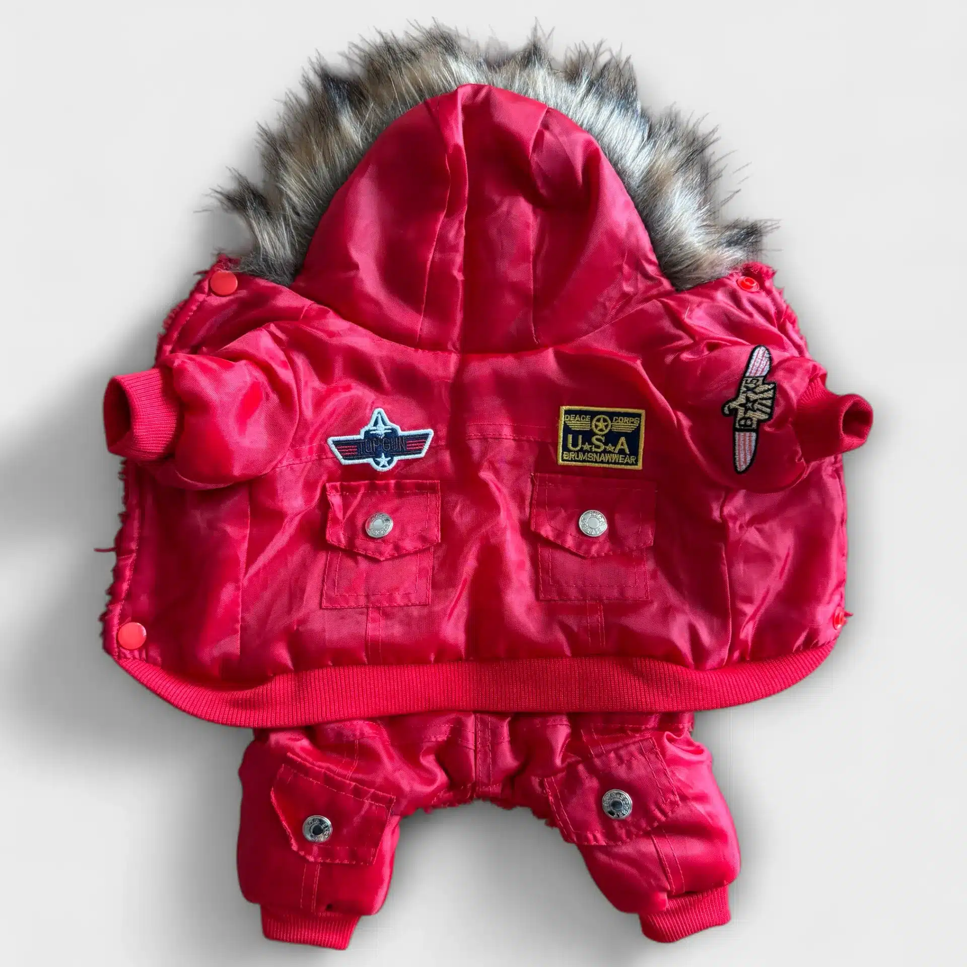 TopGun Overall för Hund – Röd 5